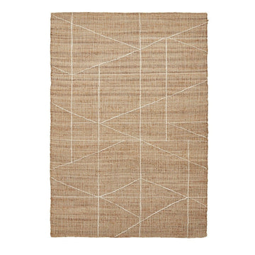 Bazaar Hand-Woven Jute Flatweave 24875 Natural Rug-Think Rugs-Rug Love - The Most Loved Rug Store